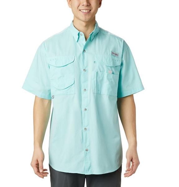 Columbia PFG Bonehead Fishing Shirts Green For Men's NZ85374 New Zealand